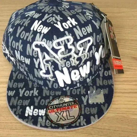 🆕NY Logo Navy Hat XL🆕 - Picture 1 of 5
